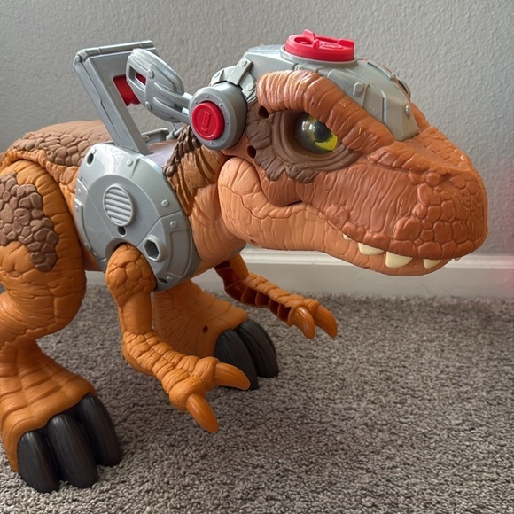 MATTEL 2018 JURASSIC WORLD MEGA MOUTH GIANT T-REX DINSAUR JURASSIC PARK TESTED - Picture 4 of 7